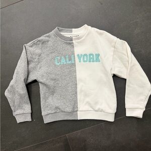 Cynthia Rowley Cali York Gray and White Top